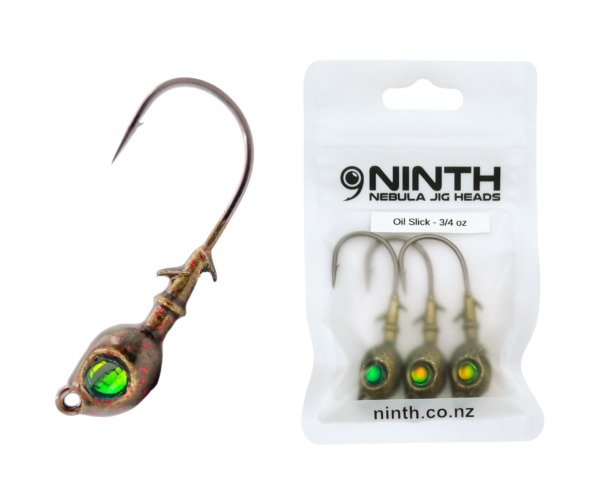 Nebula Jig Head - Oil Slick <br> Qty 3