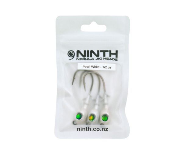 Nebula Jig Head - Pearl White <br> Qty 3 - Image 2