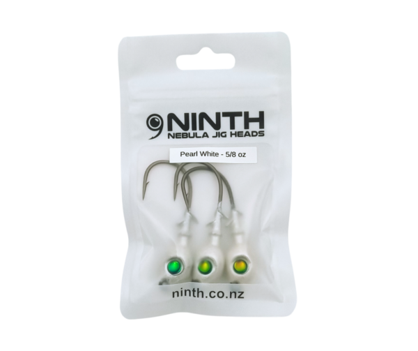 Nebula Jig Head - Pearl White <br> Qty 3 - Image 3