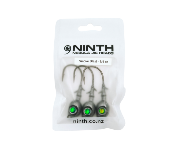 Nebula Jig Head - Smoke Blast <br> Qty 3 - Image 4