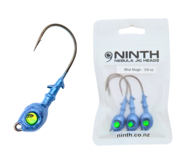 Nebula Jig Head - Blue Magic <br> Qty 3