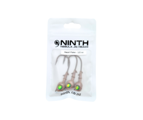 Nebula Jig Head - Hazel Flake <br> Qty 3 - Image 4