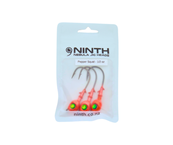 Nebula Jig Head - Pepper Squid <br> Qty 3 - Image 2