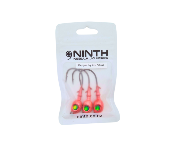 Nebula Jig Head - Pepper Squid <br> Qty 3 - Image 3