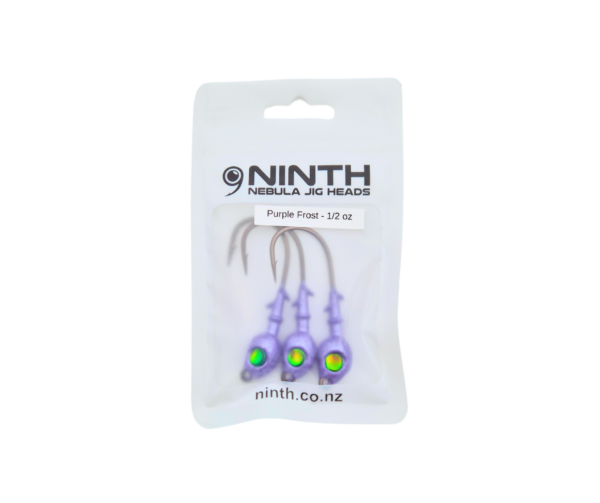 Nebula Jig Head - Purple Frost <br> Qty 3 - Image 2