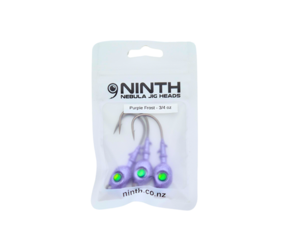 Nebula Jig Head - Purple Frost <br> Qty 3 - Image 4