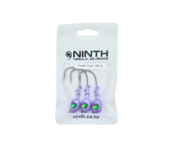 Nebula Jig Head - Purple Frost <br> Qty 3 - Image 3