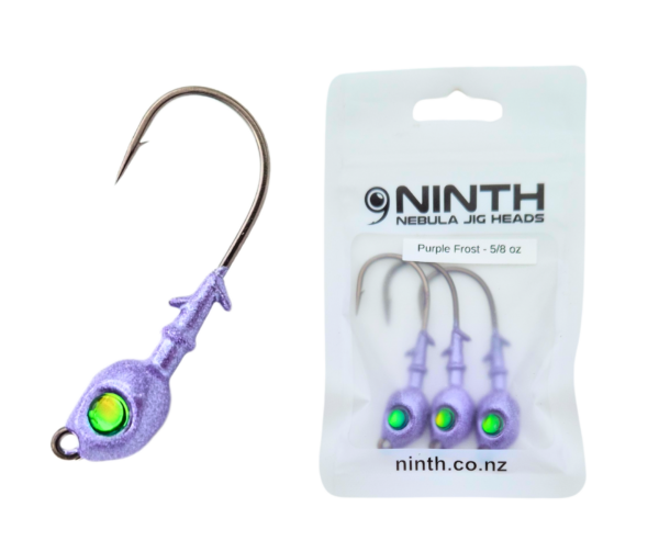 Nebula Jig Head - Purple Frost <br> Qty 3