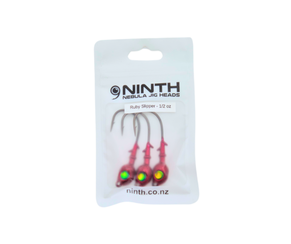 Nebula Jig Head - Ruby Slipper <br> Qty 3 - Image 2