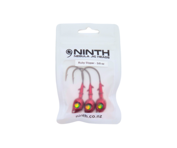 Nebula Jig Head - Ruby Slipper <br> Qty 3 - Image 3