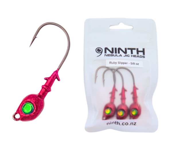 Nebula Jig Head - Ruby Slipper <br> Qty 3